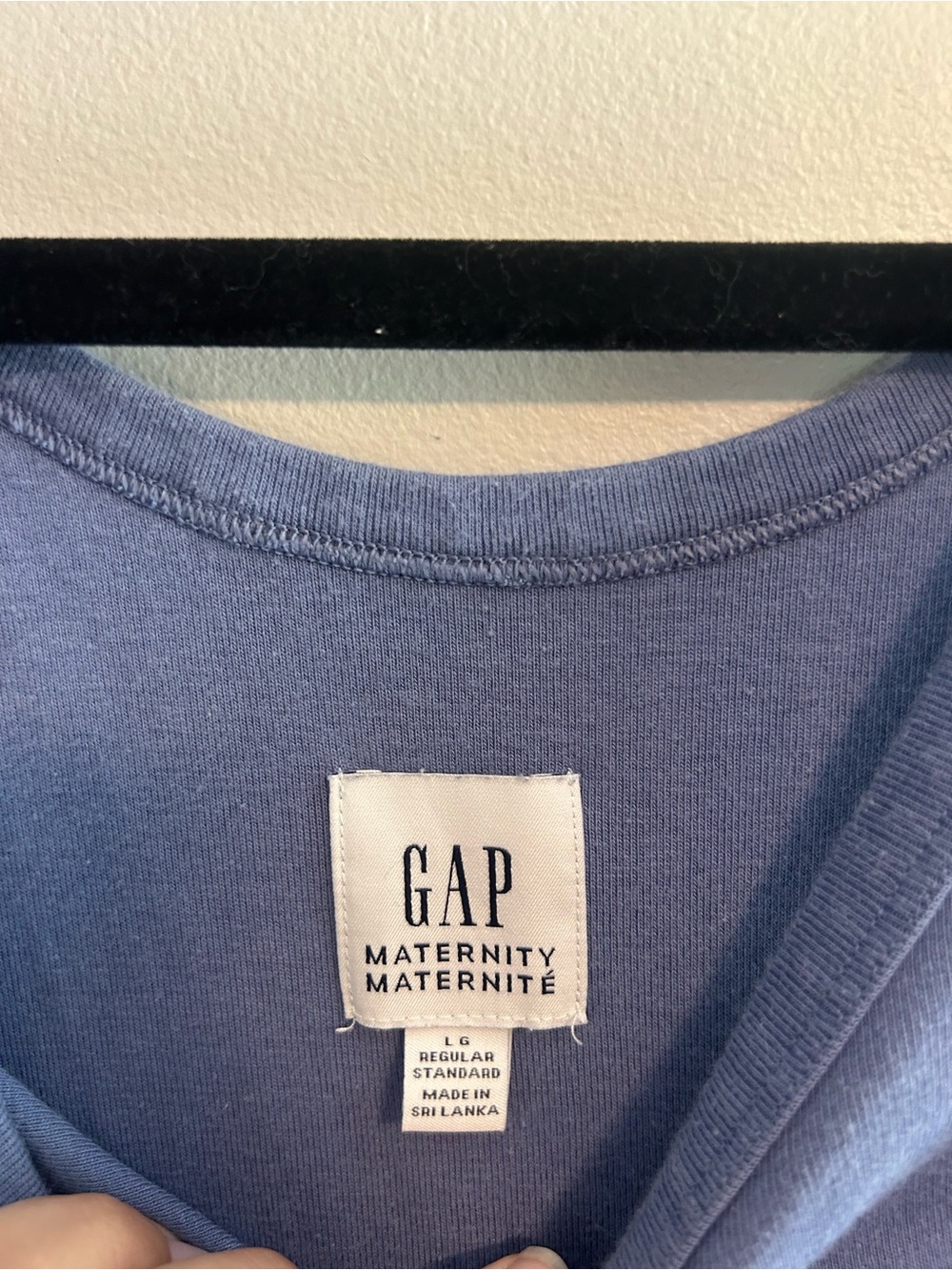 Gap maternity large blue Sleeveless Tank Top - Picture 3 of 3